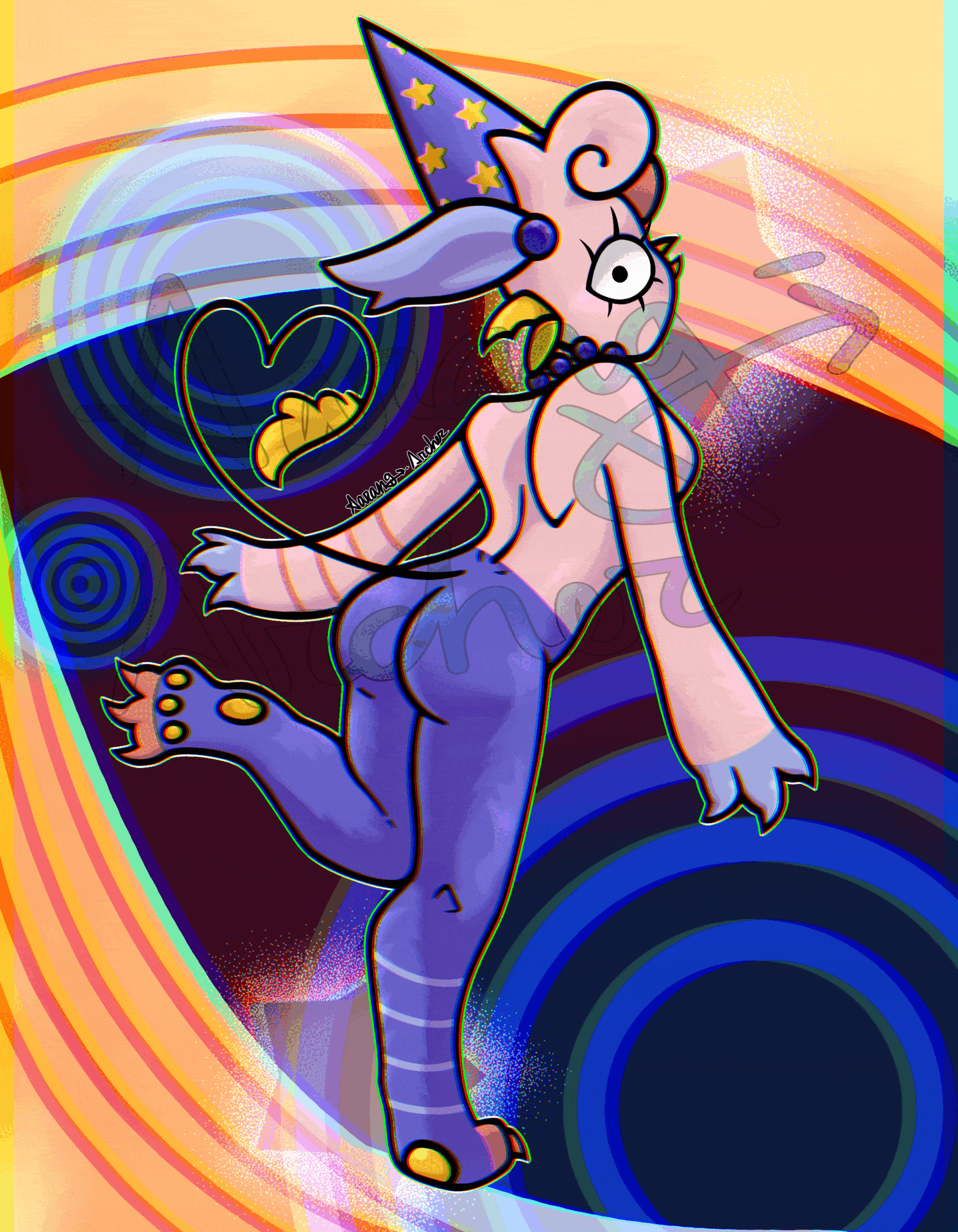 Artfight attack on WaveyDavey